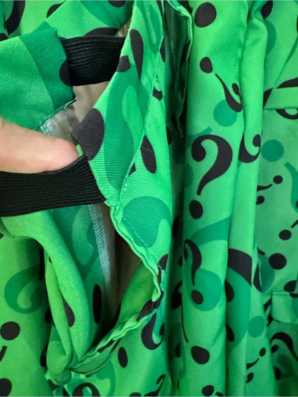 Spirit Purple and Green Costume Jacket with Black Print